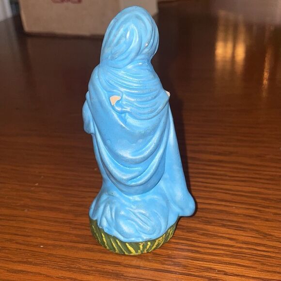 Vtg chalkware Virgin Mary from nativity scene - Picture 5 of 8